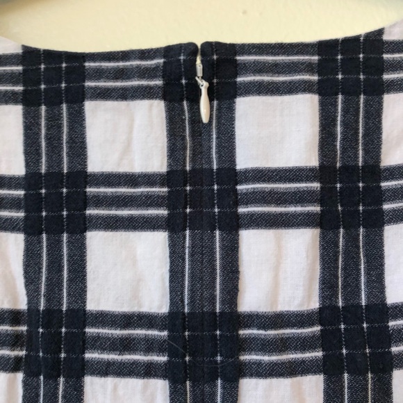 Madewell Bell Sleeve Dress Leighton Plaid … - Picture 6 of 10